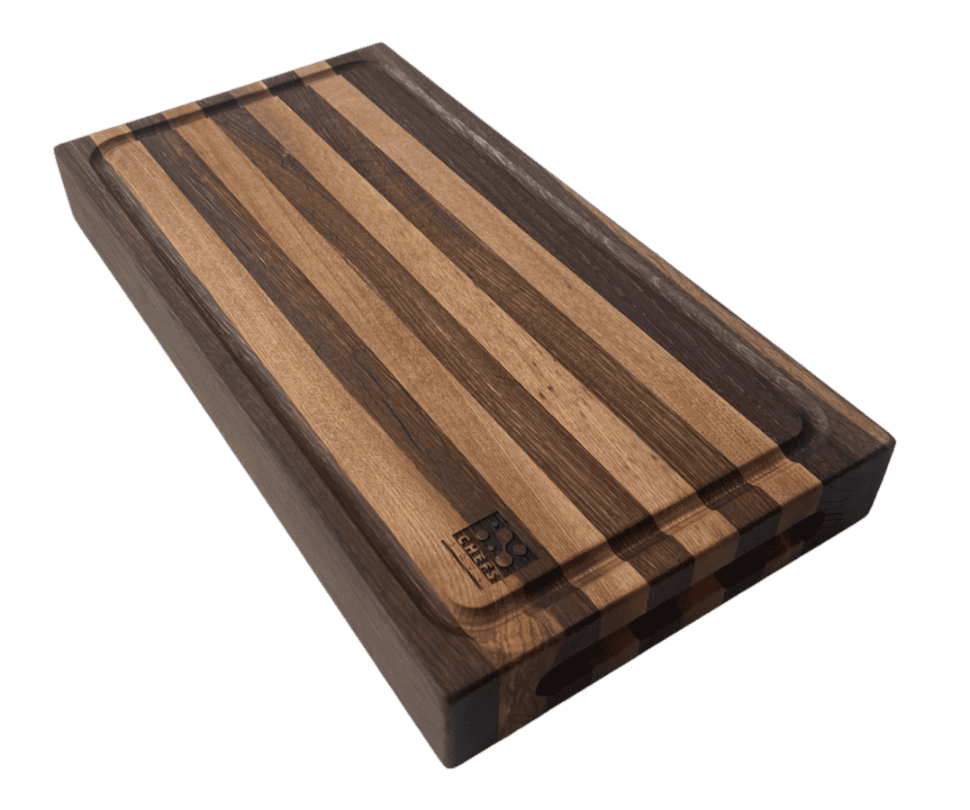Разделочная доска Chefs Soul Oaknut из дуба, с ручками, 46x25x4 см