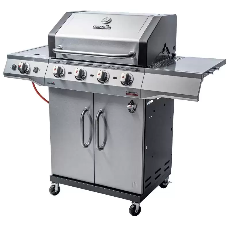 Gratar pe gaz din inox char-broil performance pro s 4, grile din fonta, tru-infrared 468504422