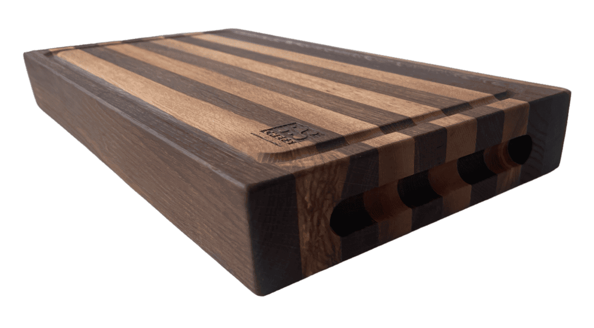 Разделочная доска Chefs Soul Oaknut из дуба, с ручками, 46x25x4 см