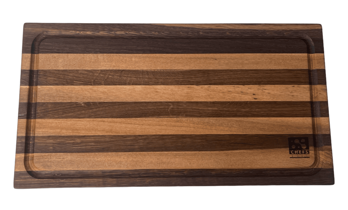 Разделочная доска Chefs Soul Oaknut из дуба, с ручками, 46x25x4 см