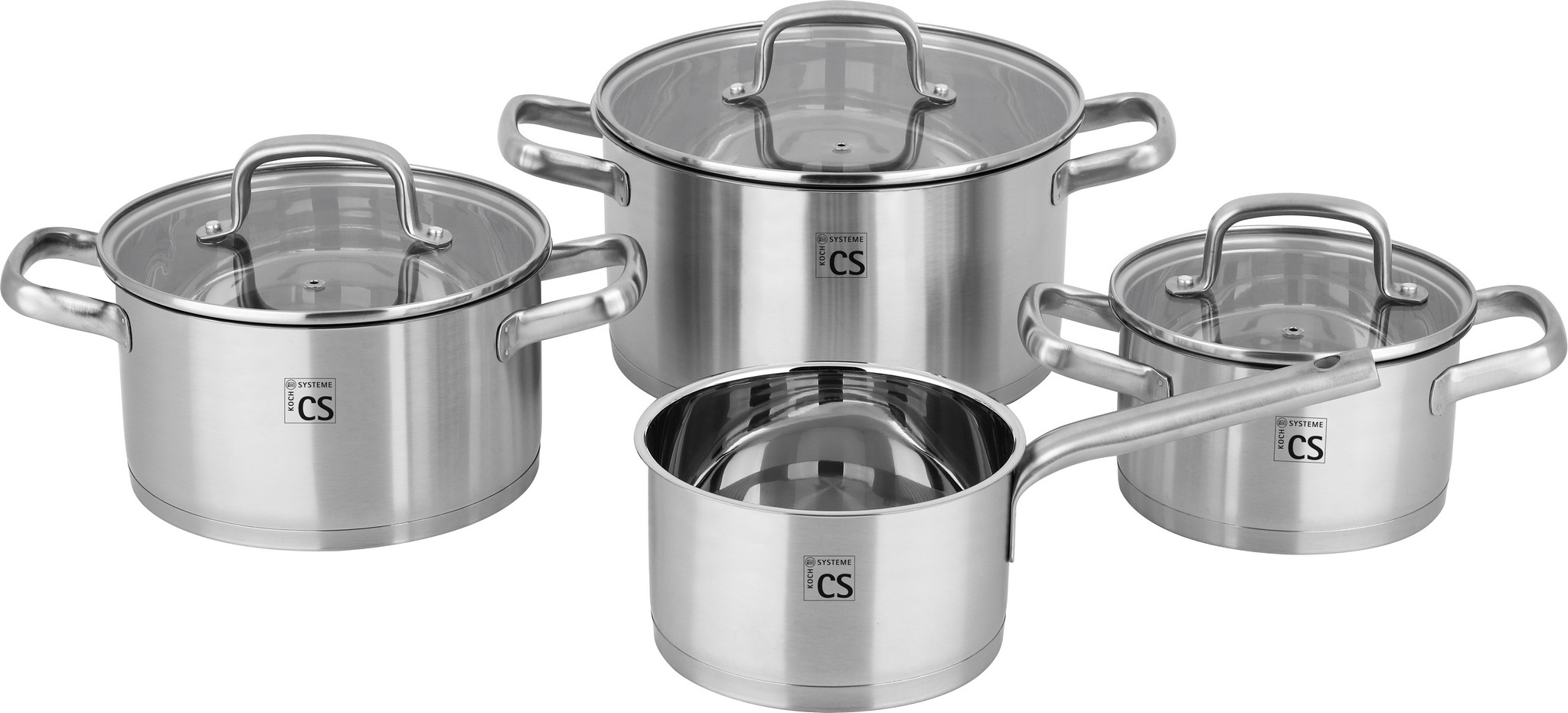 Set vase de gatit, inox, 7 buc,BECKUM