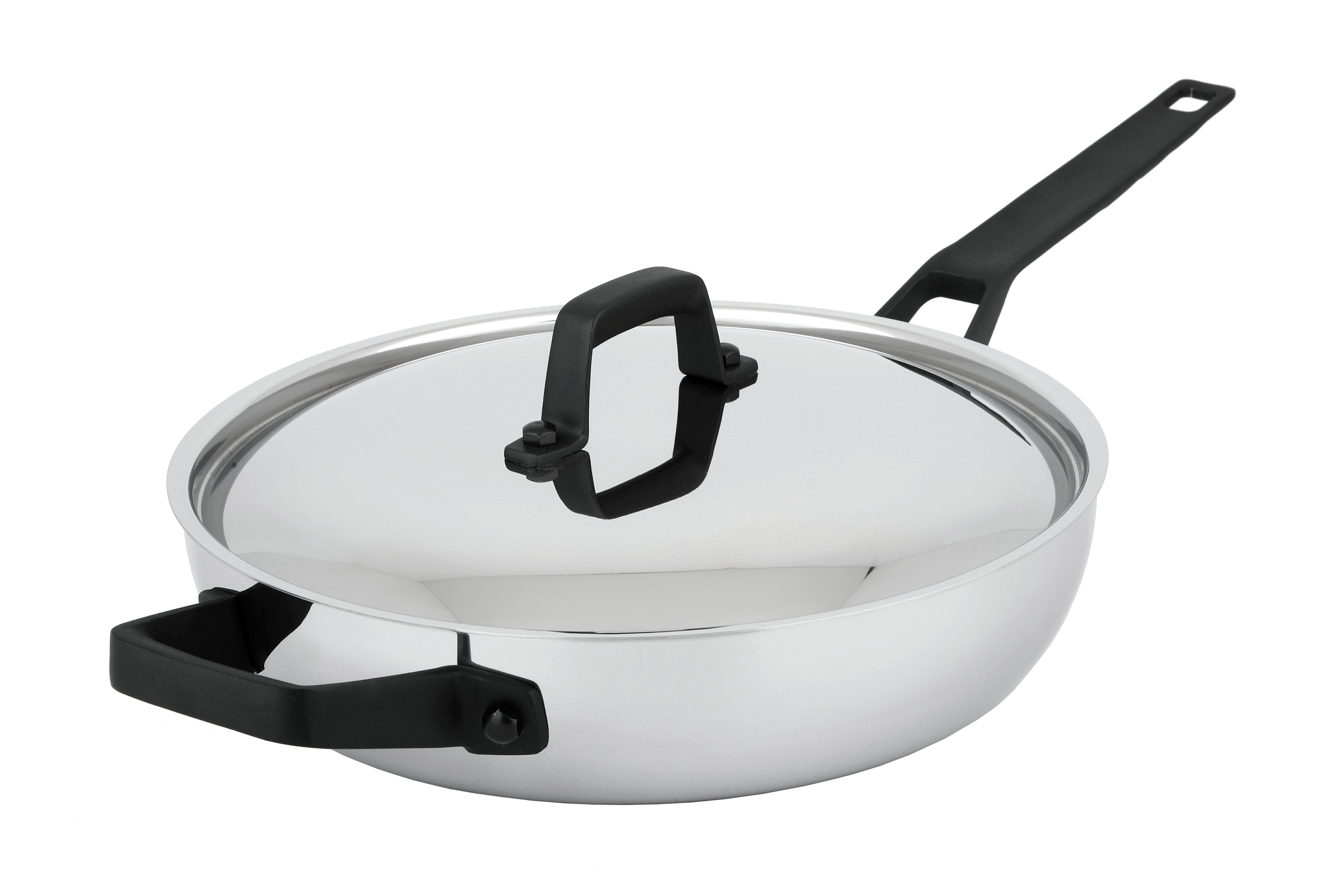 Three-sided frying pan D28 cm with lid,HEIDELBERG