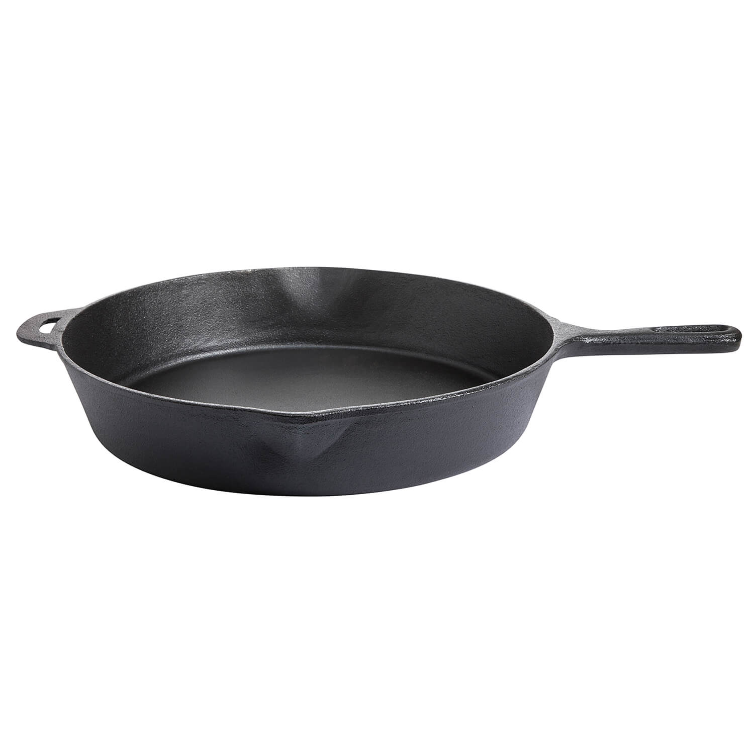 Cast iron pan with short handle and handle, ø 39 x 6.5 cm