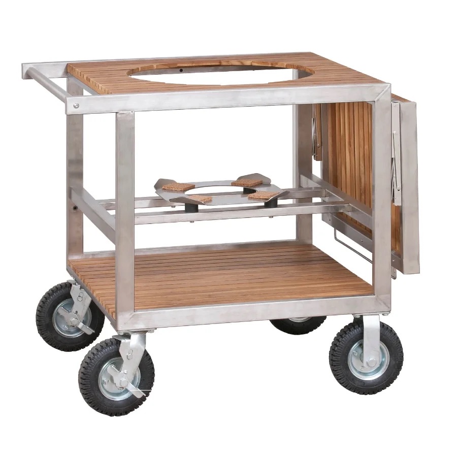 Trolley with side table for LeChef, Monolith