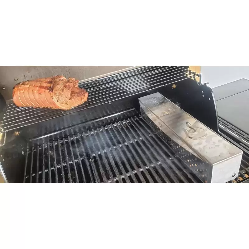 Gratar pe gaz din inox char-broil professional core b 3, grile din fonta, tru-infrared 140915