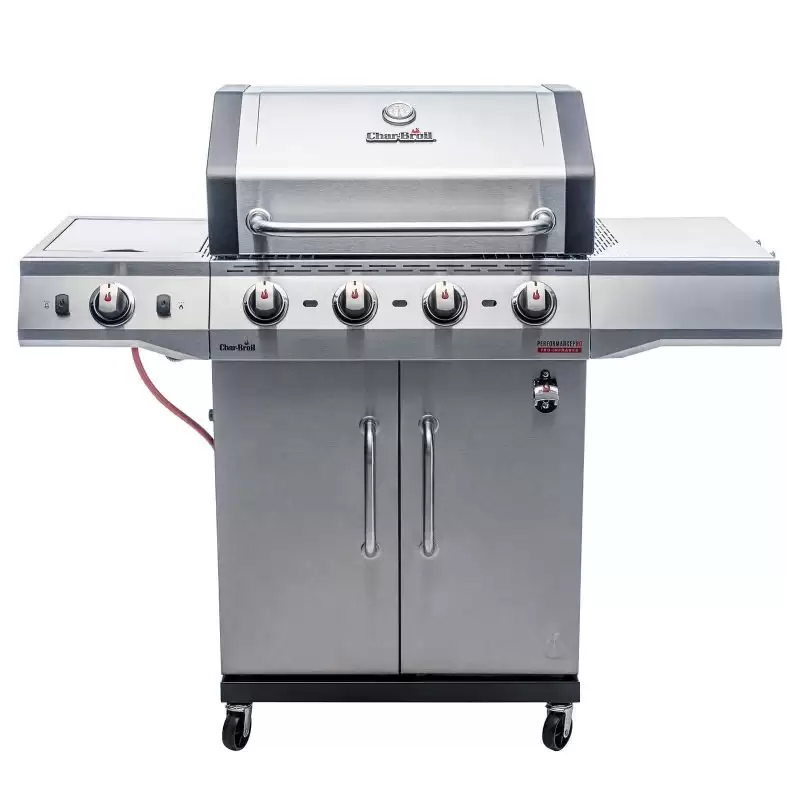 Gratar pe gaz din inox char-broil performance pro s 4, grile din fonta, tru-infrared 468504422