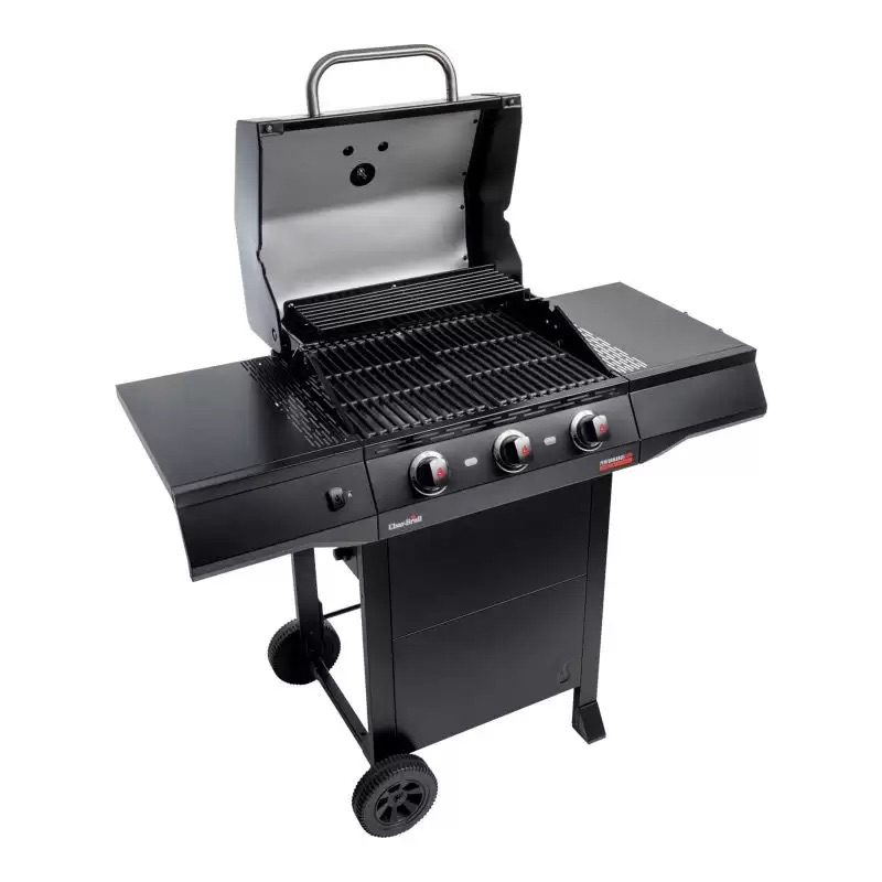 Gratar pe gaz char-broil performance core b 3 cart, grile din fonta, tru-infrared 140943