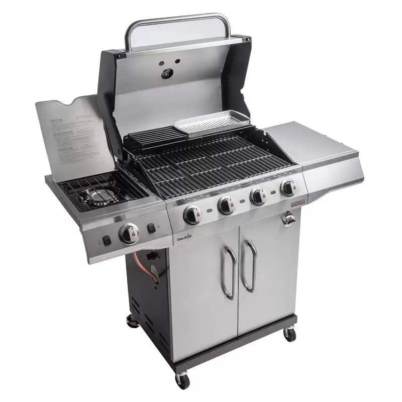 Gratar pe gaz din inox char-broil performance pro s 4, grile din fonta, tru-infrared 468504422